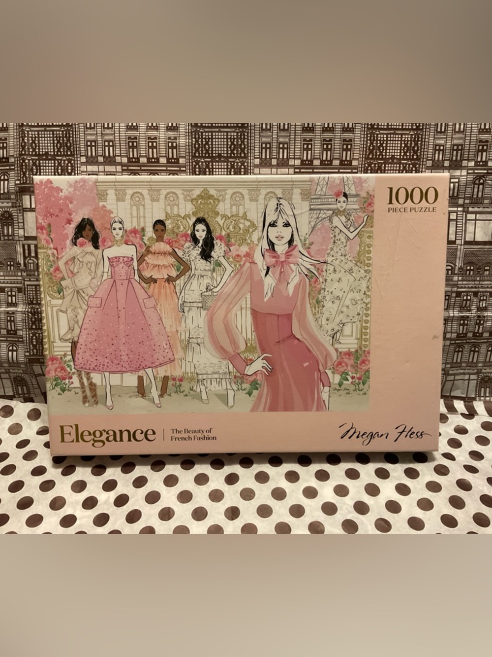 NIB Megan Hess Elegance The Beauty of French Fashion 1000 Piece Fashion Puzzel